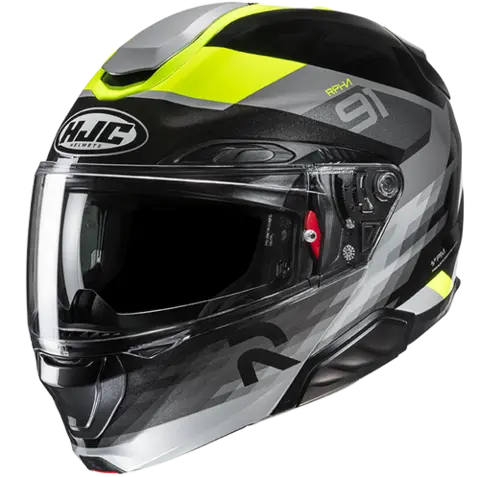HJC  RPHA 91 MADAL MC3H Svart / Gul Åpningshjelm 