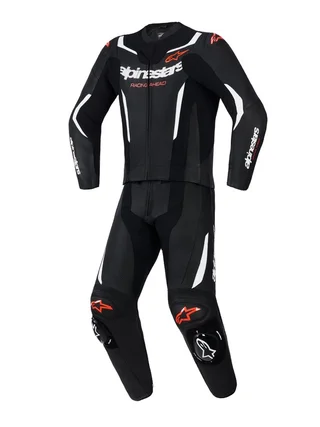 Alpinestars Skinndress 2PCS GP Force V2 Svart / Hvit / Fluo