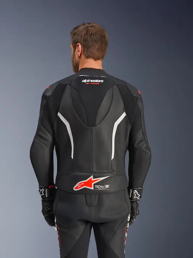 Alpinestars Skinndress 2PCS GP Force V2 Svart / Hvit / Fluo 