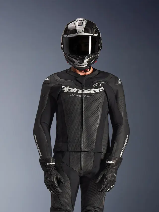 Alpinestars Skinndress 2PCS GP Force V2 Svart / Hvit 