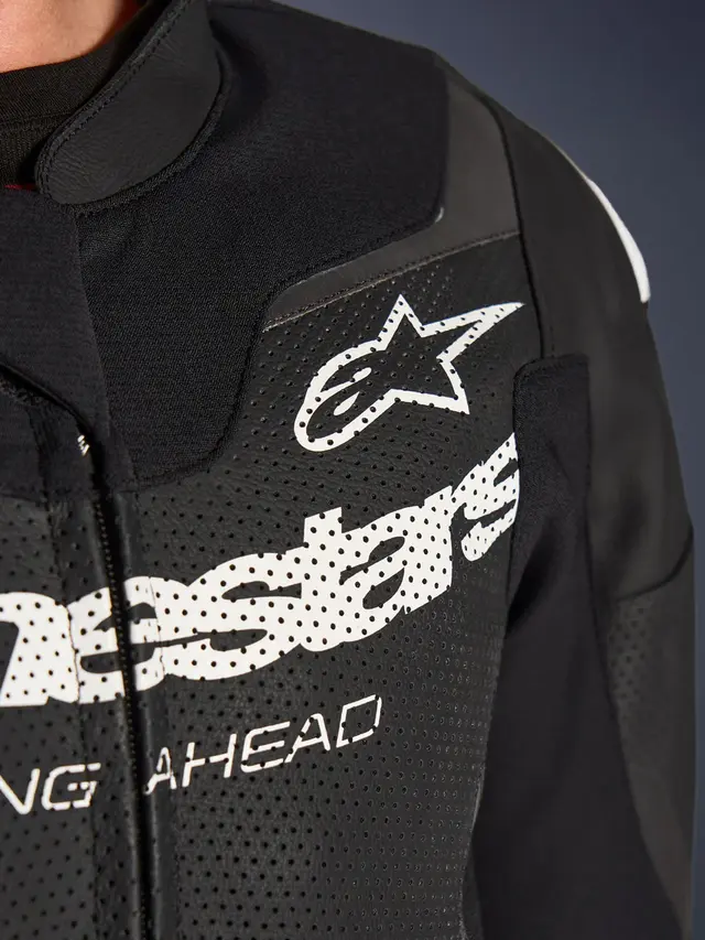 Alpinestars Skinndress 2PCS GP Force V2 Svart / Hvit 