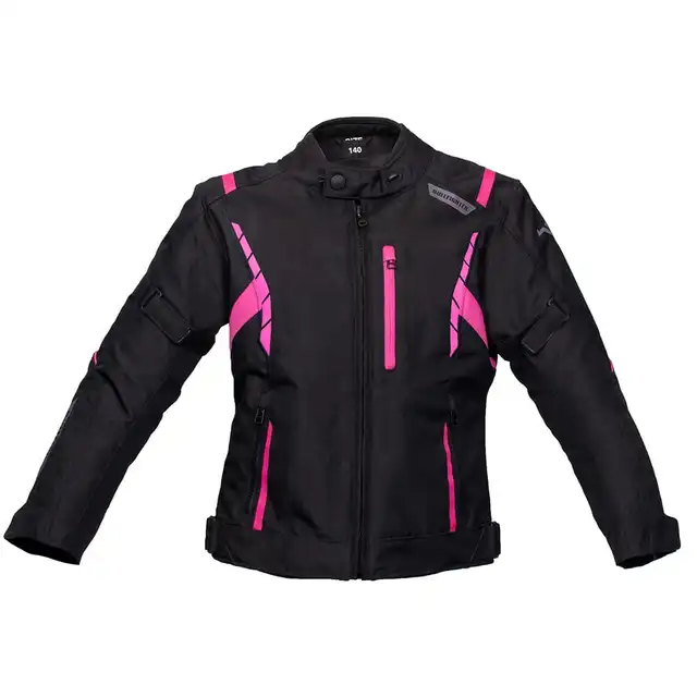 Bullfighter Action KID MC-Jakke Svart/Rosa 