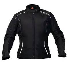 Bullfighter Action IV Dame MC-Jakke Svart/Hvit