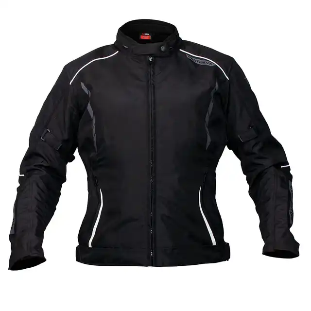 Bullfighter Action IV Dame MC-Jakke Svart/Hvit 