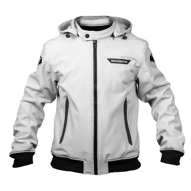 Bullfighter Ghost Softshell MC-Jakke Lys Grå 