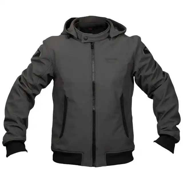 Bullfighter Ghost Softshell MC-Jakke Mørkegrå 