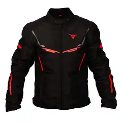 Bullfighter Solo II MC-Jakke Grå/Rød