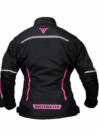 Bullfighter Action IV Dame MC-Jakke Svart/Rosa