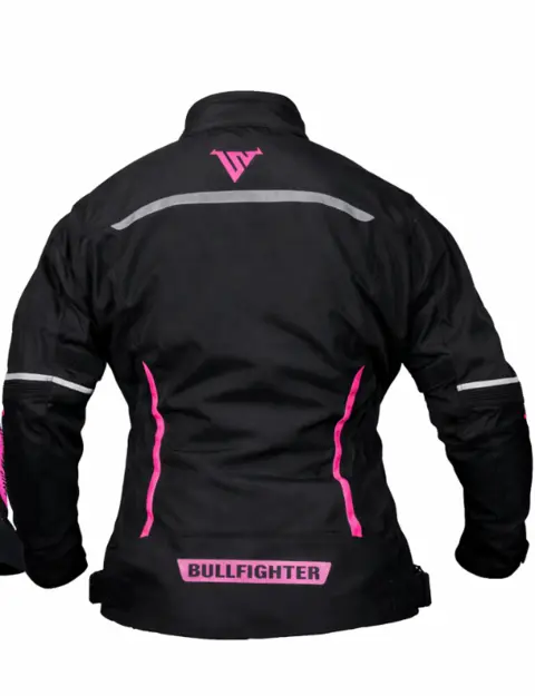 Bullfighter Action IV Dame MC-Jakke Svart/Rosa