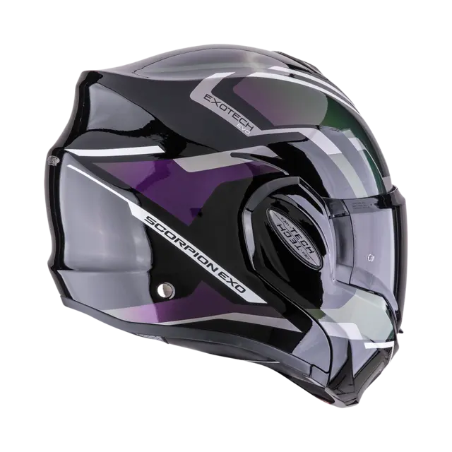 Scorpion EXO-TECH EVO FURIO Tricolor Flip-Back Åpningshjelm fra Scorpion 