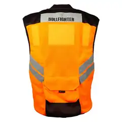 Bullfighter MC-Vest m/Borrelås For Patch Oransje