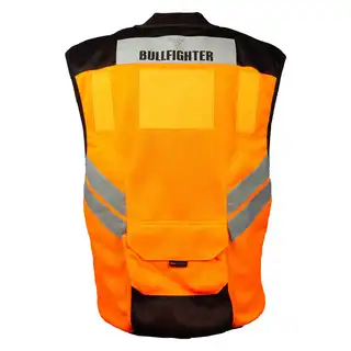 Bullfighter MC-Vest m/Borrelås For Patch Oransje