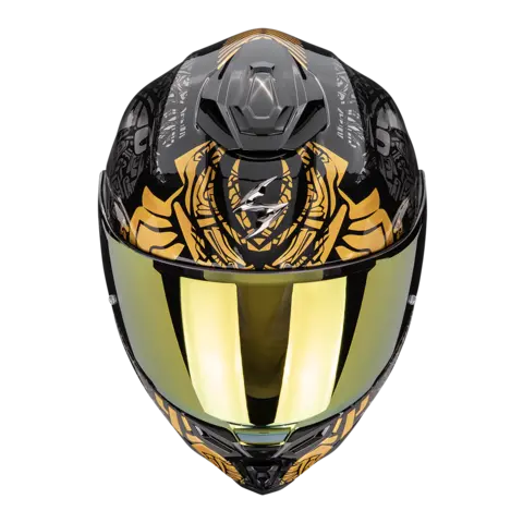Scorpion EXO-1500 Air Sleek EXO-1500 AIR APUS Black-Grey-Gold