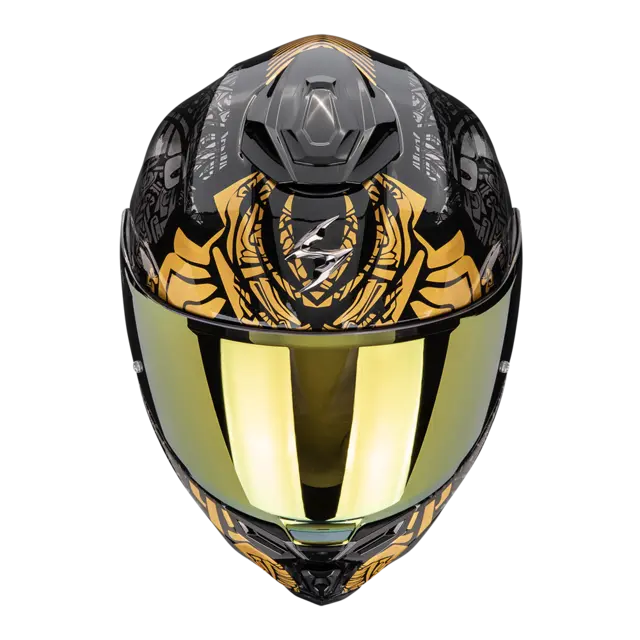Scorpion EXO-1500 Air Sleek EXO-1500 AIR APUS Black-Grey-Gold 