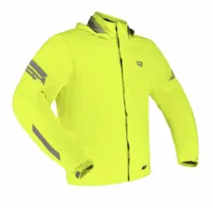 Richa Rain Stretch 2L MC-Hoodie Svart/Gul
