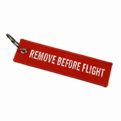Nøkkelring Remove Before Flight 