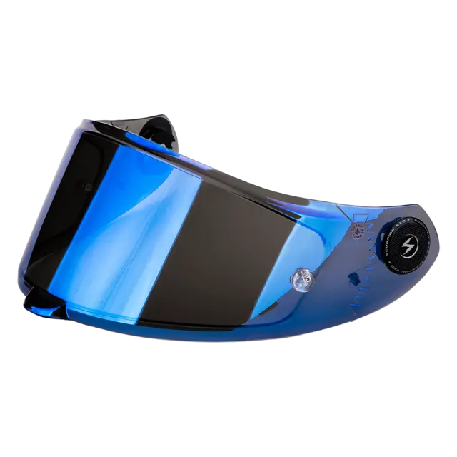Scorpion Visir Blå Speil EXO-RACE AIR 