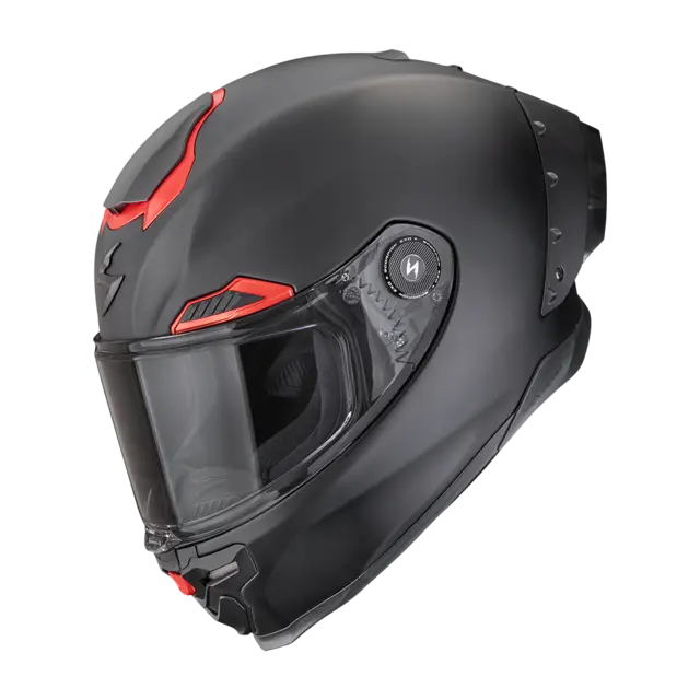 Scorpion EXO-Race AIR SOLID Matt Svart/Rød 