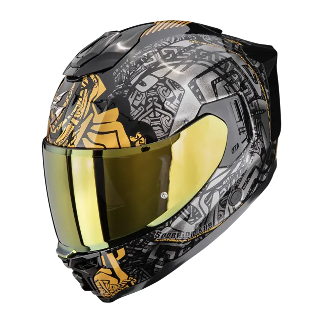 Scorpion EXO-1500 Air Sleek EXO-1500 AIR APUS Black-Grey-Gold 