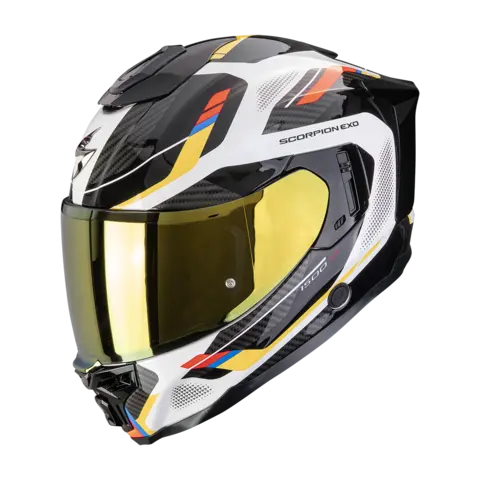 Scorpion EXO-1500 Air Sleek EXO-1500 AIR SLEEK White-Blue-Yellow
