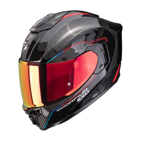 Scorpion EXO-1500 CARBON AIR EXO-1500 CARBON AIR MUNDI Black-Red
