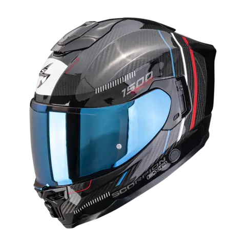 Scorpion EXO-1500 CARBON AIR EXO-1500 CARBON AIR ZITY Black-Red-Blue