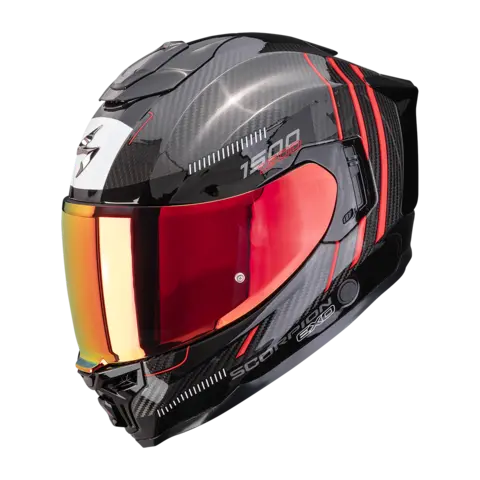 Scorpion EXO-1500 CARBON AIR EXO-1500 CARBON AIR ZITY Black-Red