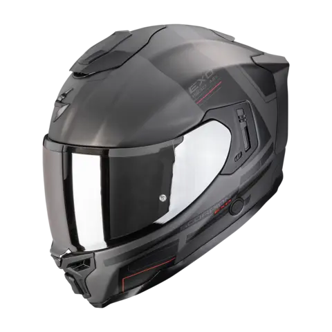 Scorpion EXO-1500 AIR Dual EXO-1500 AIR DUAL Matt Silver-Black-Red