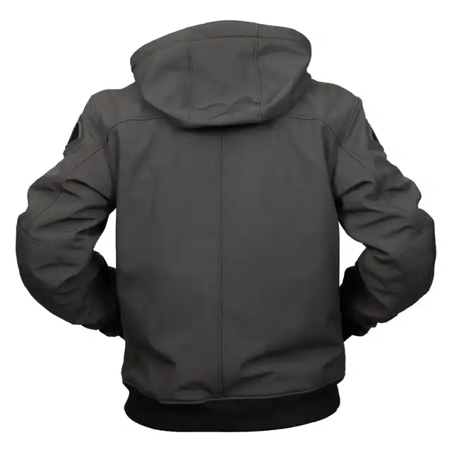 Bullfighter Ghost Softshell MC-Jakke Mørkegrå 