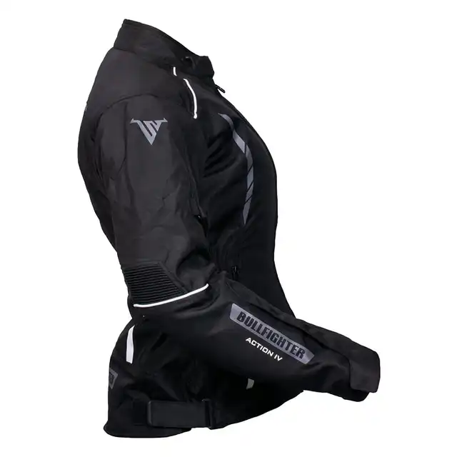 Bullfighter Action IV Dame MC-Jakke Svart/Hvit 