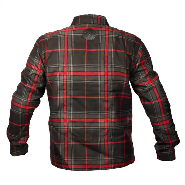 Bullfighter Axe Flanell Skjorte Grå/Rød 