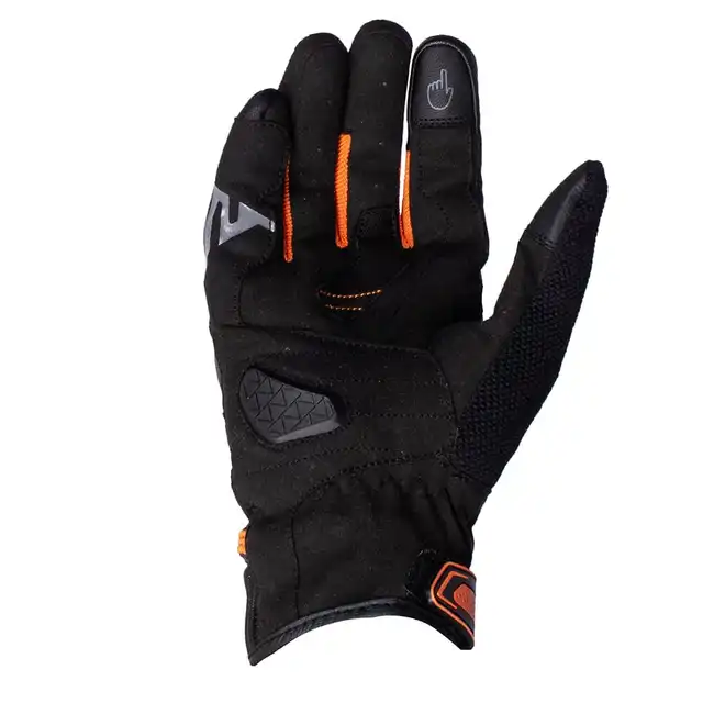 Bullfighter Raptor MC-Hansker Svart/Oransje 