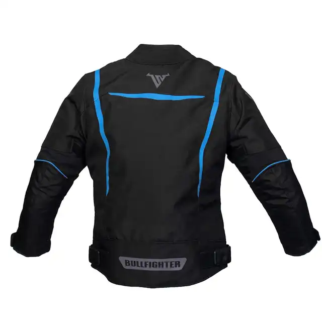 Bullfighter Action KID MC-Jakke Svart/Blå 