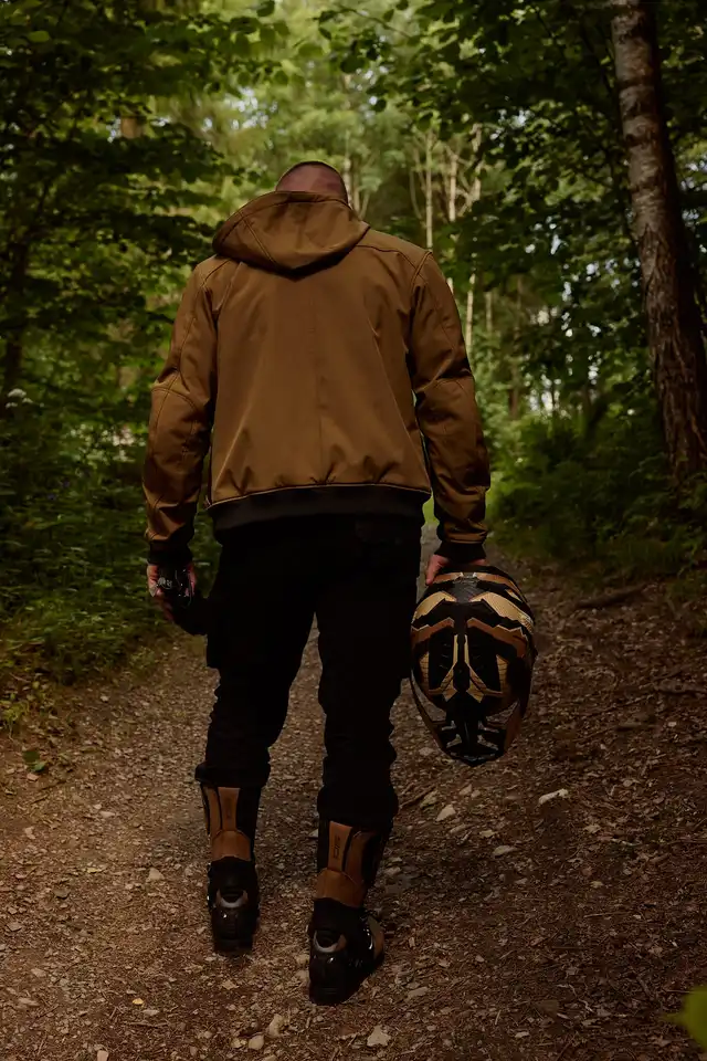 Bullfighter Ghost Softshell MC-Jakke Khaki Brun 