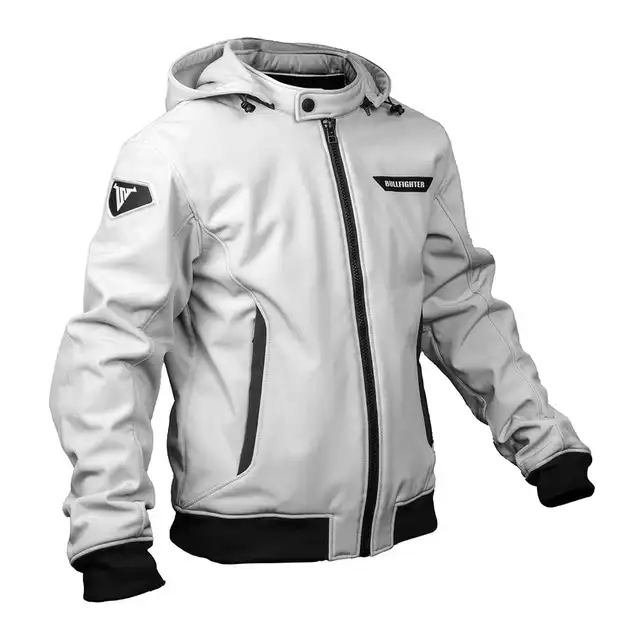 Bullfighter Ghost Softshell MC-Jakke Lys Grå 