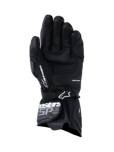 Alpinestars Hanske SP-9 Svart/Hvit Sportslige MC-Hansker 