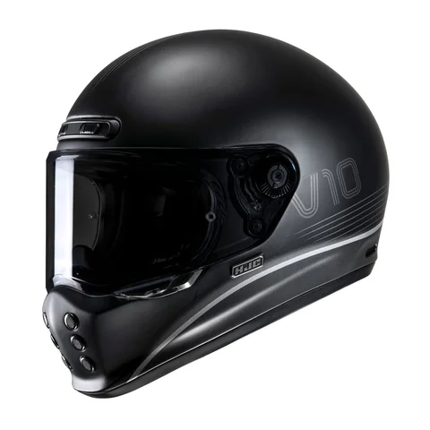 HJC V10 TAMI MC5F Glassfiberhjelm i Retrodesign fra HJC
