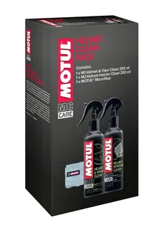 MOTUL HELMET CARE KIT Komplett kit for å rengjøre hjelm