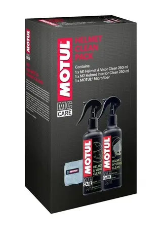 MOTUL HELMET CARE KIT Komplett kit for å rengjøre hjelm