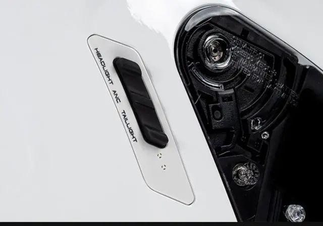 Sena Phantom ANC Anti Noice Canceling Hvit Hjelm med Intercom og ANC! 