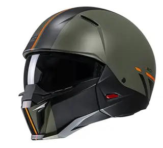 HJC I20 Grønn Streetfighter Halvhjelmer fra HJC