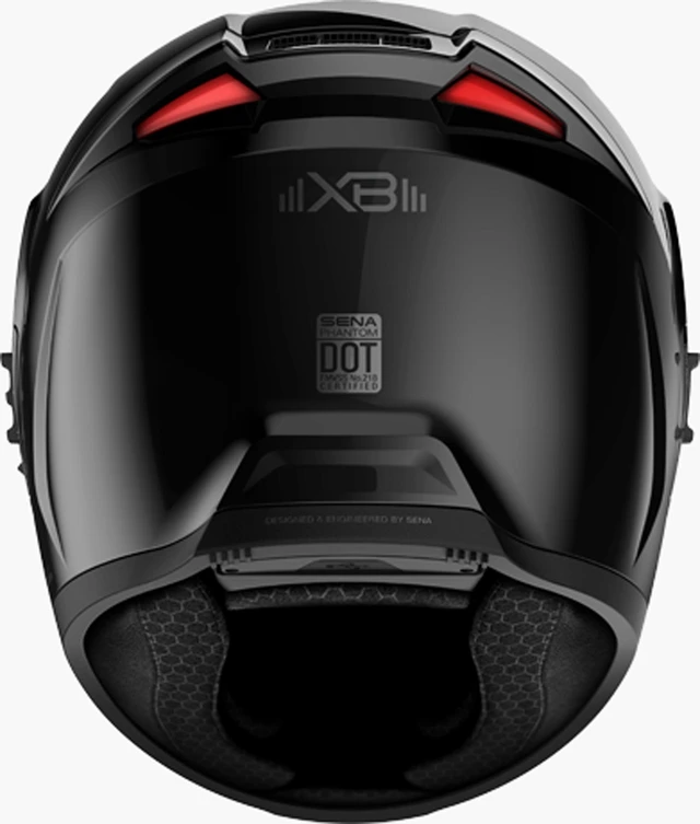 Sena Phantom XB (Extreme Bass) Svart Matt Hjelm med Intercom 