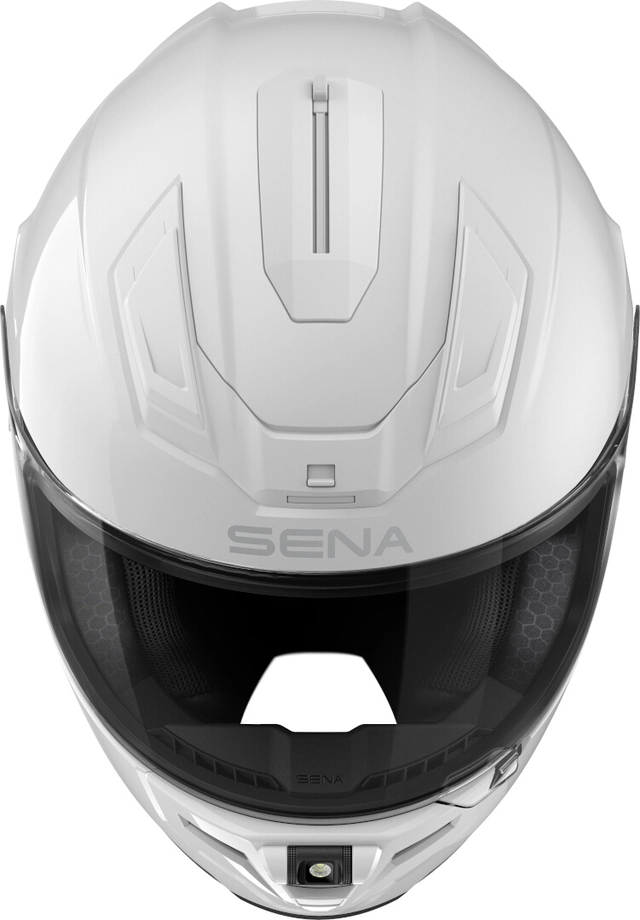 Sena Phantom Helhjelm Hvit Hjelm med Intercom! 