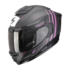 Scorpion EXO-1500 CARBON AIR EXO-1500 CARBON AIR ZITY Matt Black-Pink