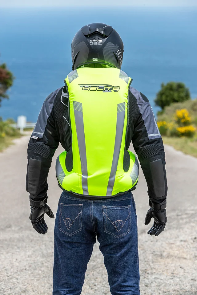 Helite Turtle II Airbag Gul/Svart - mekanisk 