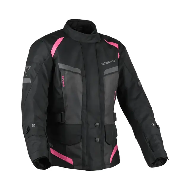 Difi Horizon MC-Jakke Dame Svart/Rosa 