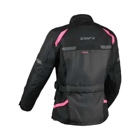 Difi Horizon MC-Jakke Dame Svart/Rosa