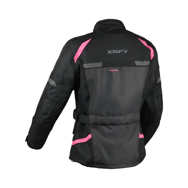 Difi Horizon MC-Jakke Dame Svart/Rosa 