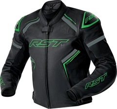 RST S1 D3O Skinn Jakke - Svart/ Grønn