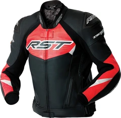 RST Tractech Evo D3O Skinn Jakke Svart/Rød